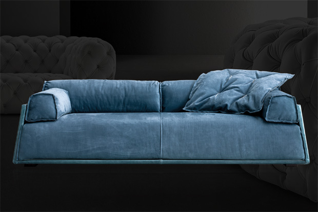Baxter sofa hard soft slim design paola navone for Baxter paola navone