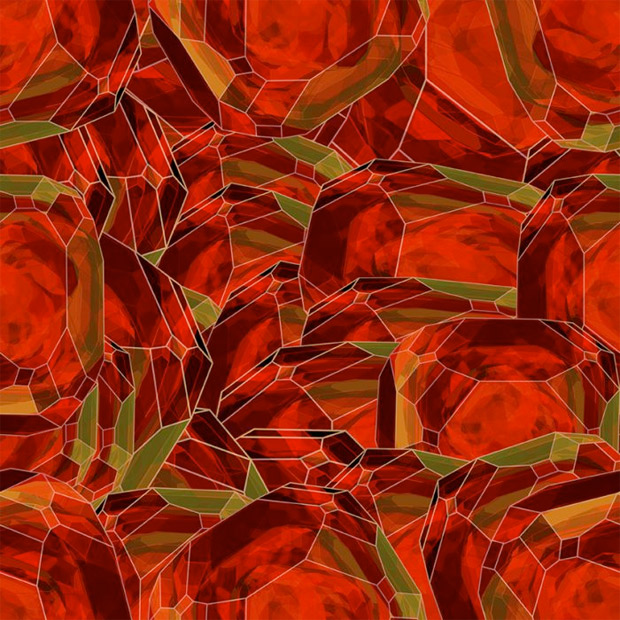 Crystal red squared